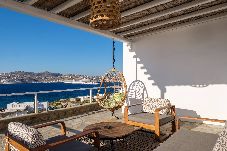 Villa in Mykonos - Cosset Villa Boho Chic, Sea&amp;HarbourView, Sunset